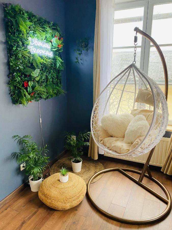 Evasion Tropicale - Studio Avec Spa, Cosy Et Renove Au Coeur De Soissons - 2 Pers Kültér fotó